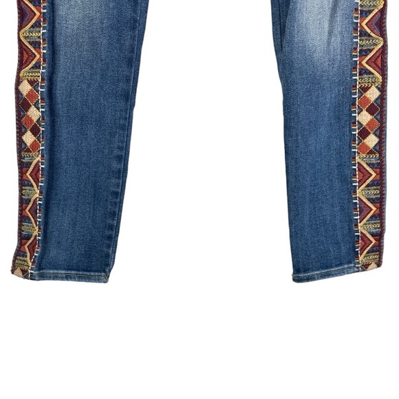 Driftwood Jackie High Rise Skinny Jeans Embroidered Sz: 27 - Picture 5 of 12